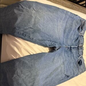 a.n.a Women's High Rise Blue Jeans